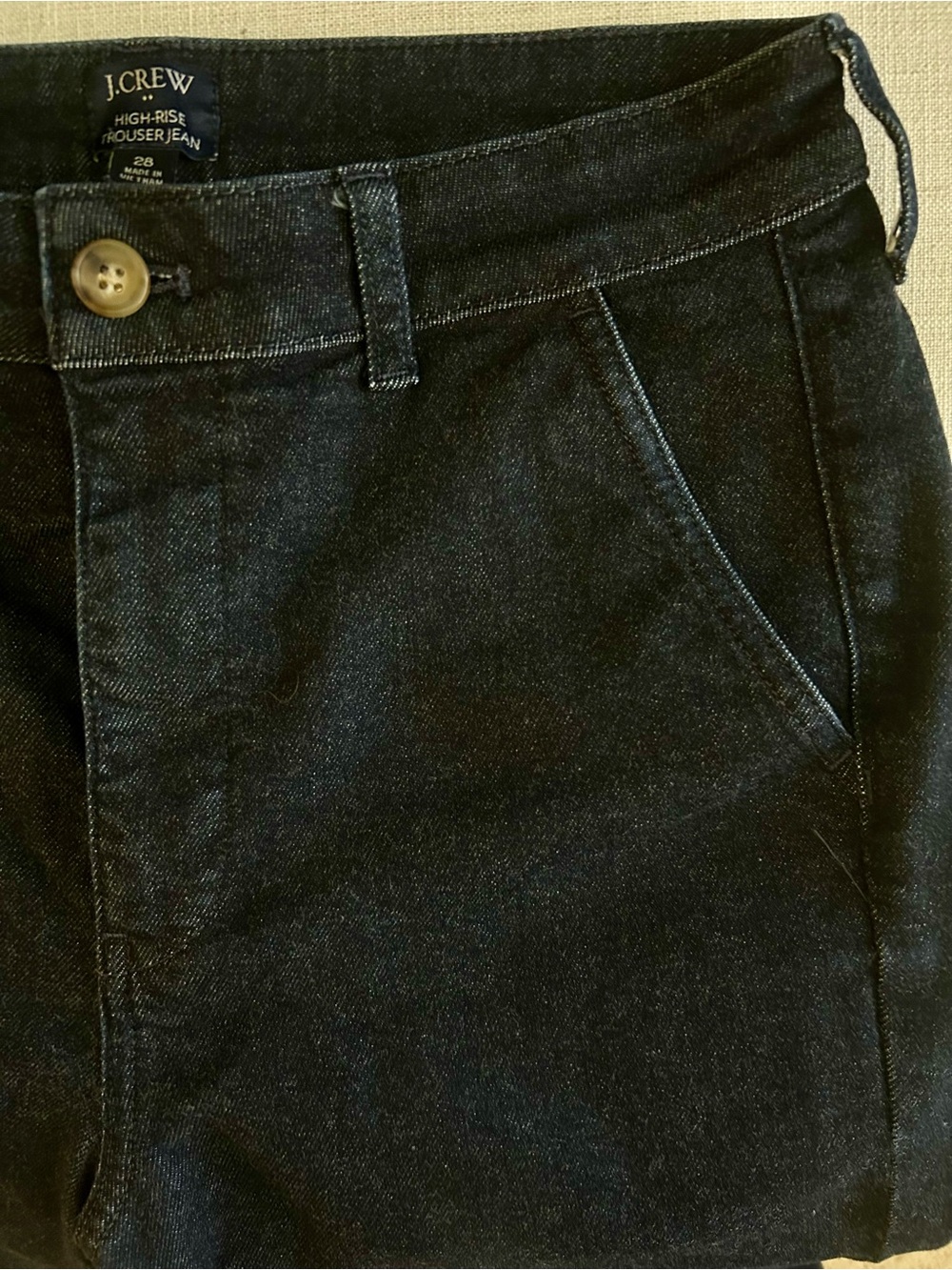 Women’s J.Crew High Rise Trouser Jean 28 - Picture 7 of 16